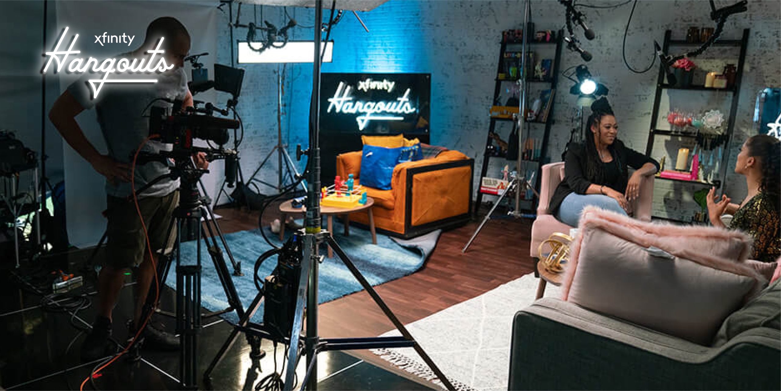 Behind the Scenes of the Xfinity Hangouts Set